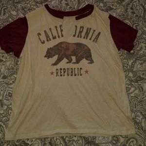 California custom tee